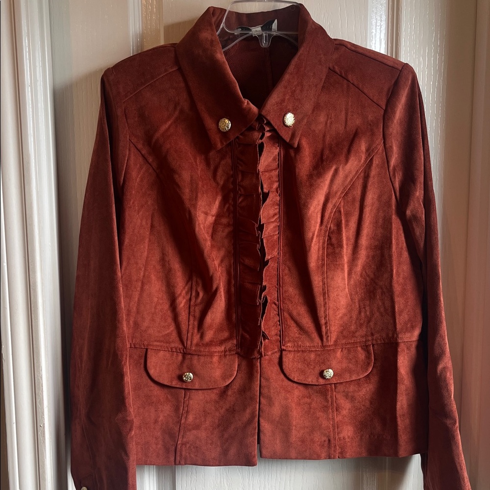 Kate Rosy Women's Rust Blazer